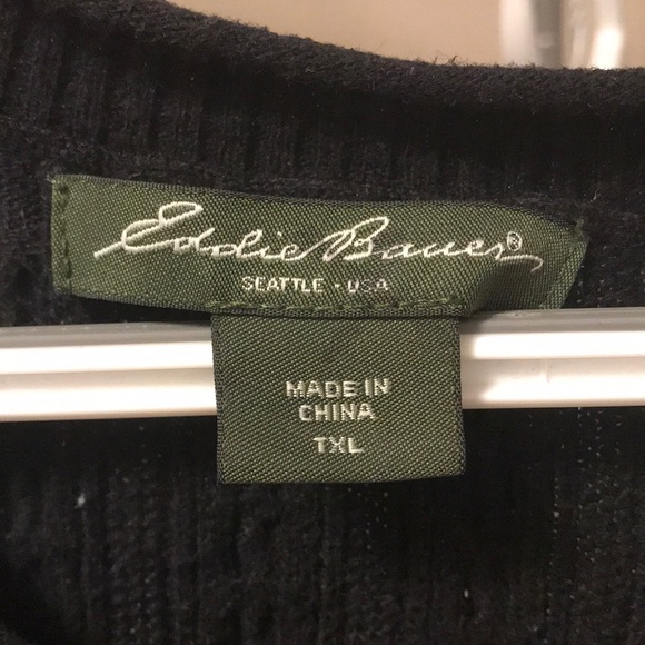 Women’s black cardigan sweater - Picture 2 of 3